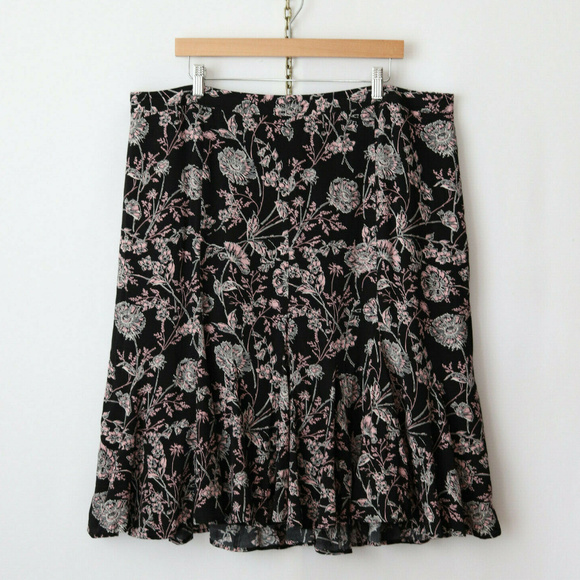 Talbots Dresses & Skirts - ❌SOLD❌talbots 18W botanical floral flared skirt